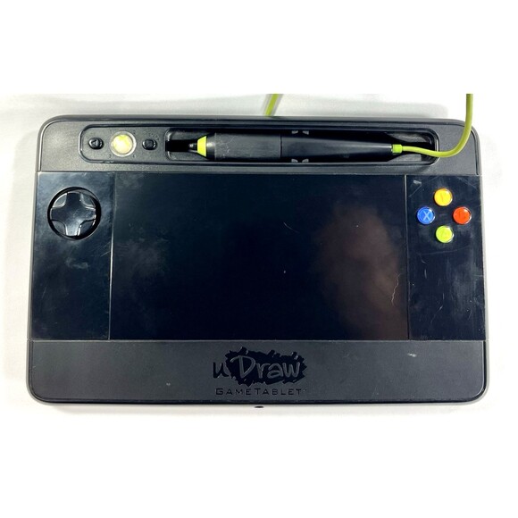 uDraw Xbox 360 Black Game Drawing Tablet #0100029 Only Tested Works - Picture 3 of 12